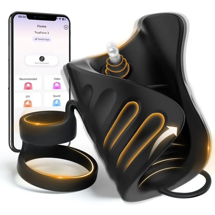 4 in 1 App Control Vibration and Pulsing Penis Trainer Male Toy with Cock Ring Sohimi Male Sex Toys