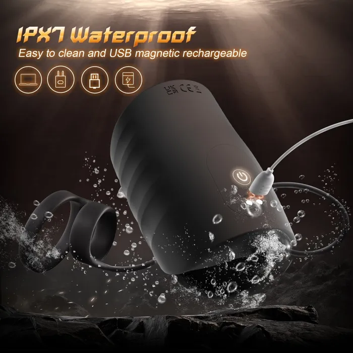 4 in 1 App Control Vibration and Pulsing Penis Trainer Male Toy with Cock Ring Sohimi Male Sex Toys