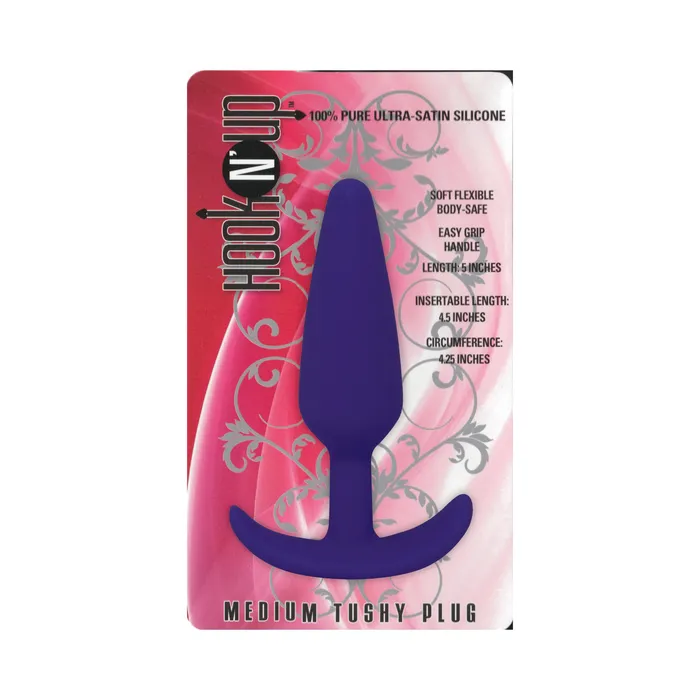 Anal Castle Megastore Hook N Up Medium Anal Plug Purple