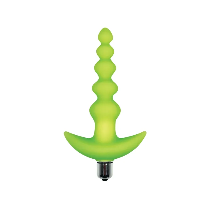 Anal Hook N Up Green GlowintheDark Butt Plug HWIC