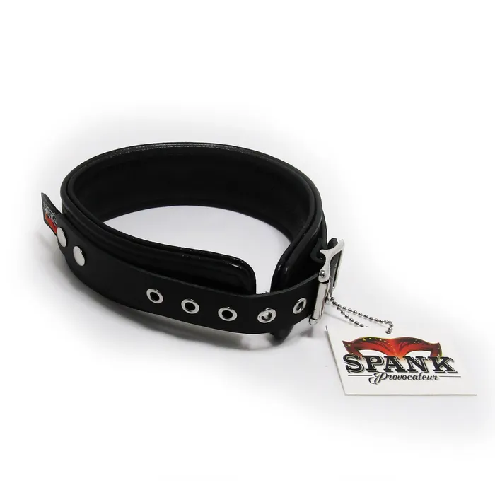 Anal Spank Provocateur Black Single Hoop Collar Castle Megastore