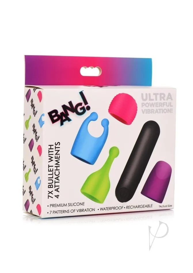 BANG Bang Recharge Bullet Wattachments Female Sex Toys