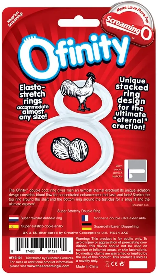 Castle Megastore Dildos Screaming O Ofinity Clear