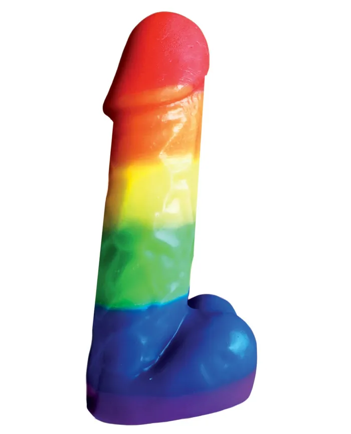 Castle Megastore Rainbow Pecker Party Candle Anal