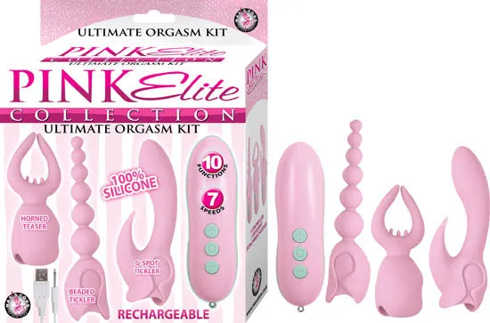 Castle Megastore Vibrators Nasstoys Pink Elite Collection Ultimate Orgasm Kit