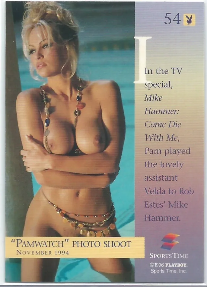 Dans Cards Playboy Best of Pamela Anderson Card 54 Anal