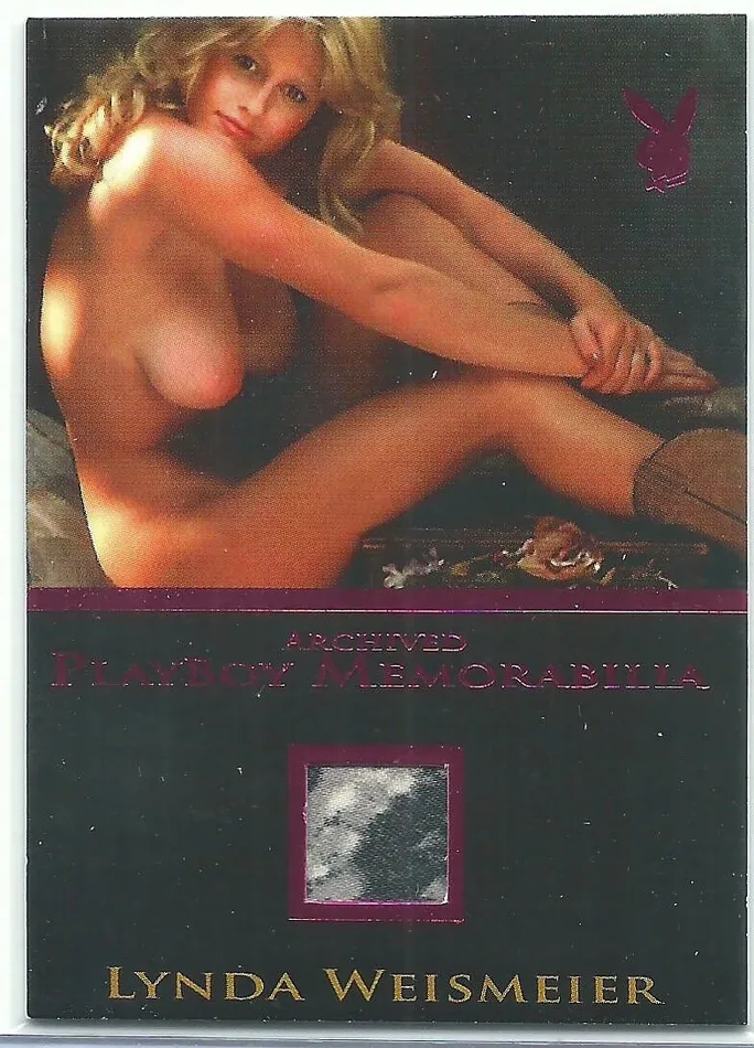 Dans Cards Vibrators Playboy Sultry Seductive Lynda Weismeier Archived Pink Foil Memorabilia Card Dans Cards Vibrators Playboy Sultry Seductive Lynda Weismeier Archived Pink Foil Memorabilia Card