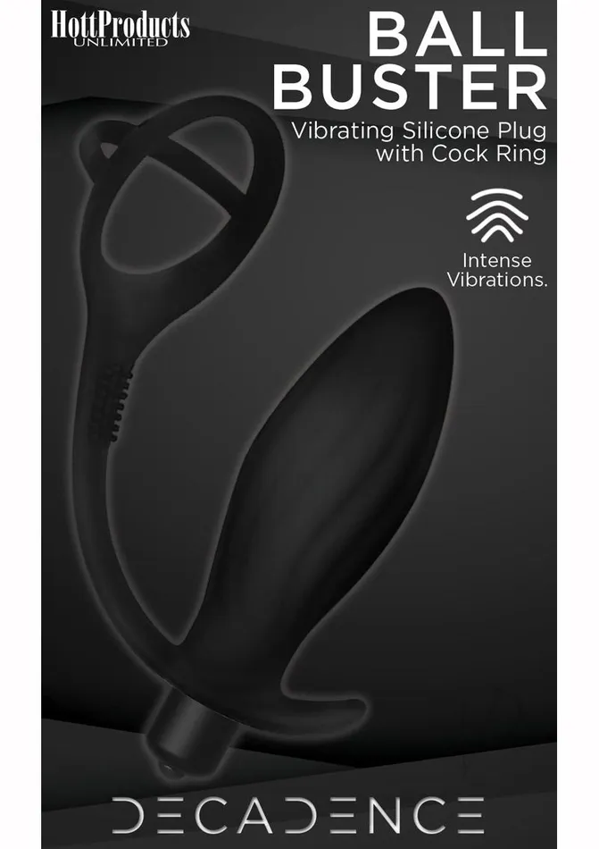 Decadence Anal Decadence Ball Buster Black
