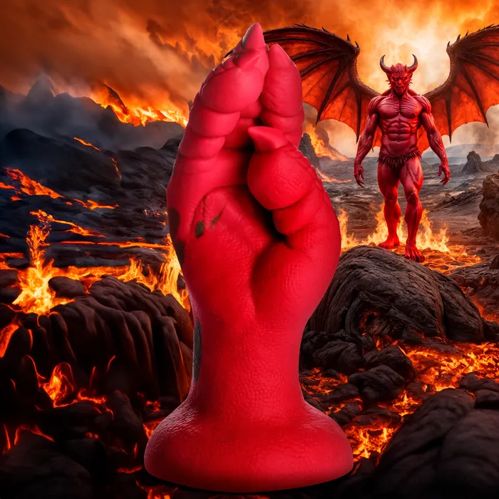 Demon Claw Fisting Dildo Red XR Brands Dildos