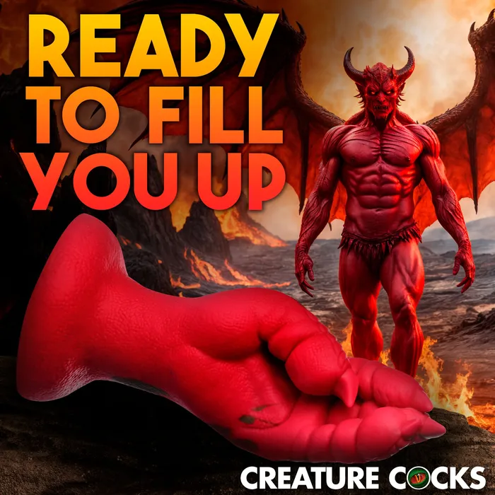 Demon Claw Fisting Dildo Red XR Brands Dildos