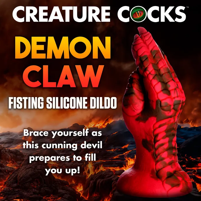 Demon Claw Fisting Dildo Red XR Brands Dildos