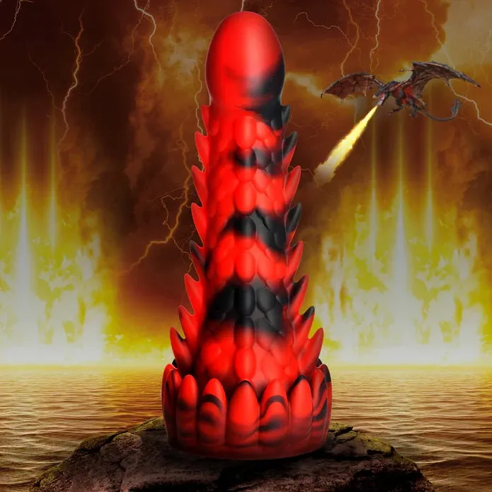 DEMON RISING SCALY DRAGON SILICONE DILDO XR LLC Dildos