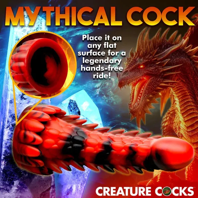 DEMON RISING SCALY DRAGON SILICONE DILDO XR LLC Dildos