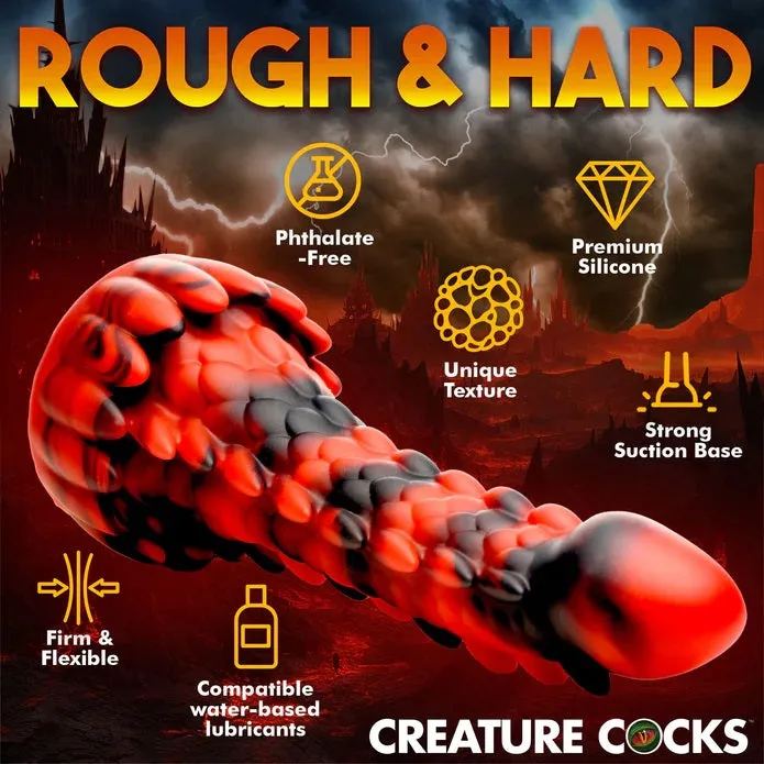 DEMON RISING SCALY DRAGON SILICONE DILDO XR LLC Dildos