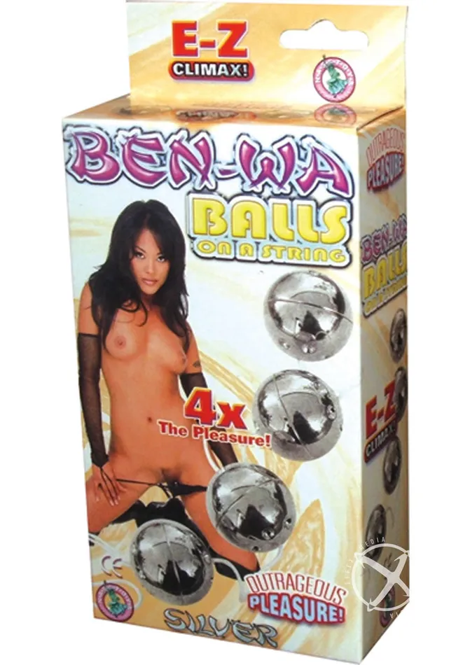 Dildos Ben Wa Balls On A String Silver Nasstoys
