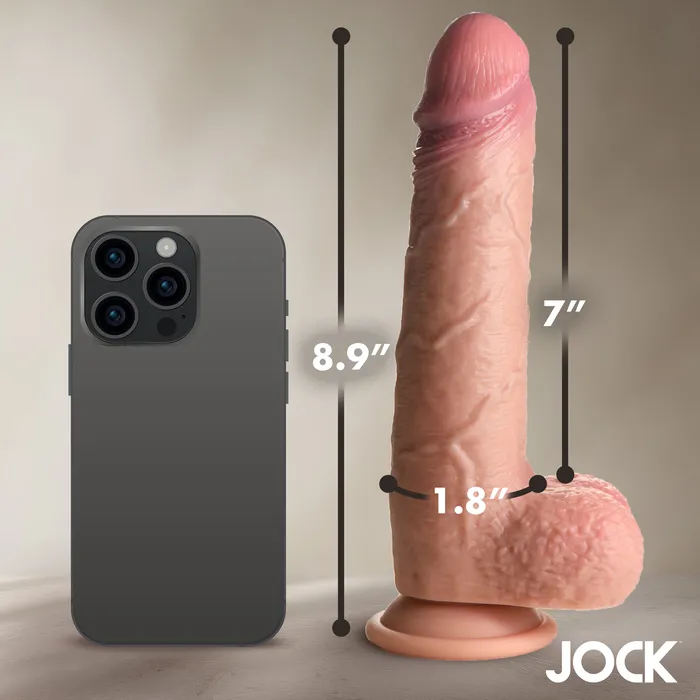 Dildos Curve Toys 9 Inch Real Skin Silicone Dildo With Balls Medium