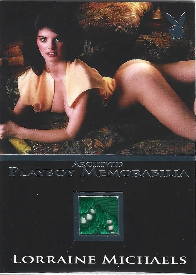 Dildos Dans Cards Playboys The Best Of Playboy Lorraine Michaels Platinum Foil Archived Memorabilia Card Dildos Dans Cards Playboys The Best Of Playboy Lorraine Michaels Platinum Foil Archived Memorabilia Card