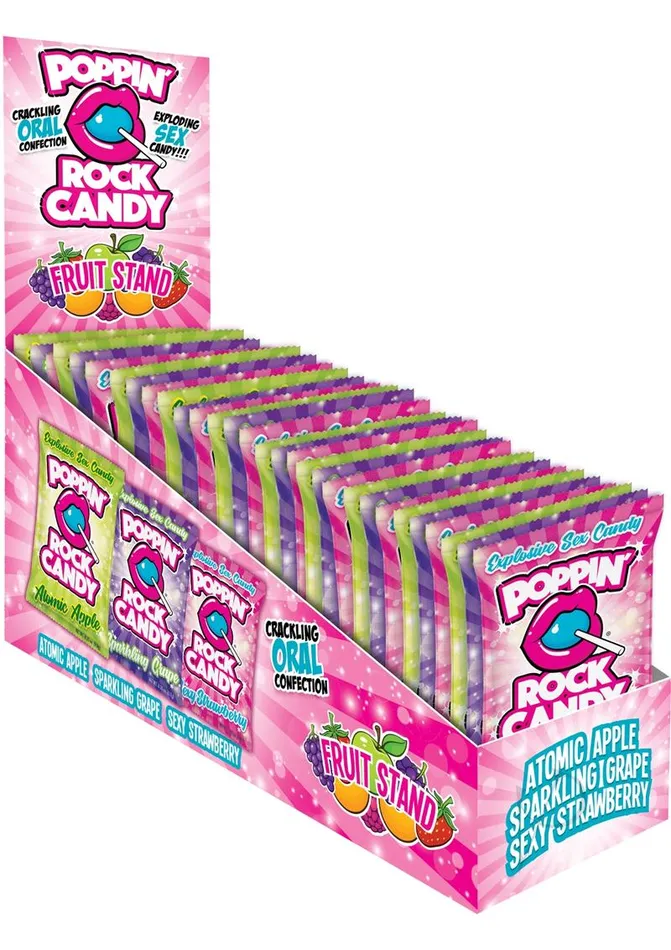 Dildos Rock Candy Toys Popping Rock Candy Fruit Stand 36disp