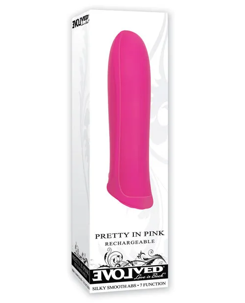 Evolved Novelties Vibrators Evolved Pretty In Pink Rechargable Bullet