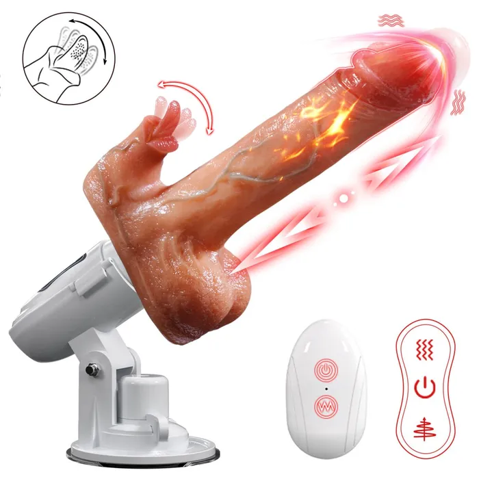 Female Sex Toys Sohimi Realistic Thrusting and Vibraing and Licking Sex Dildo with Smart Heating Female Sex Toys Sohimi Realistic Thrusting and Vibraing and Licking Sex Dildo with Smart Heating