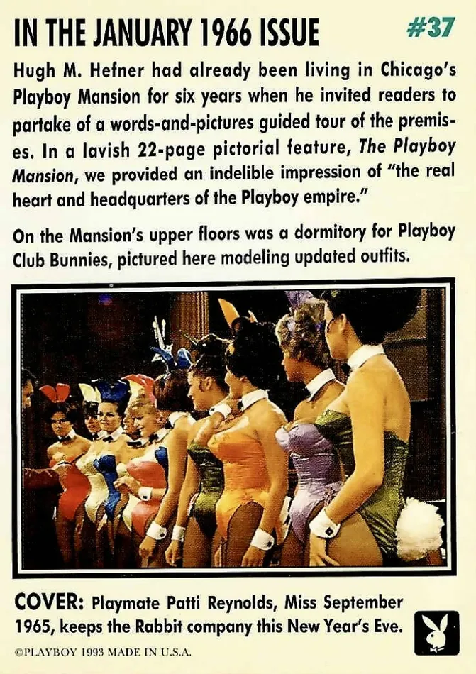 Greenthunderbirds Cards Couples Playboy January Edition 37 Playboy Cover