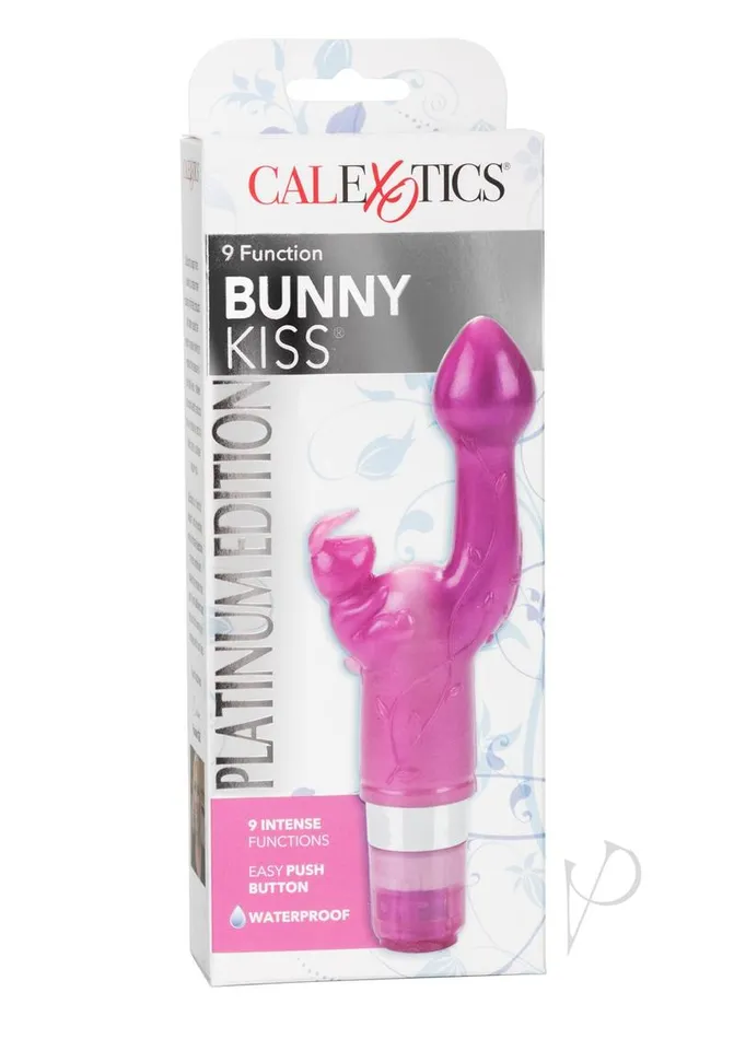 Kiss Vibes Vibrators Platinum Edition Bunny Kiss Pink