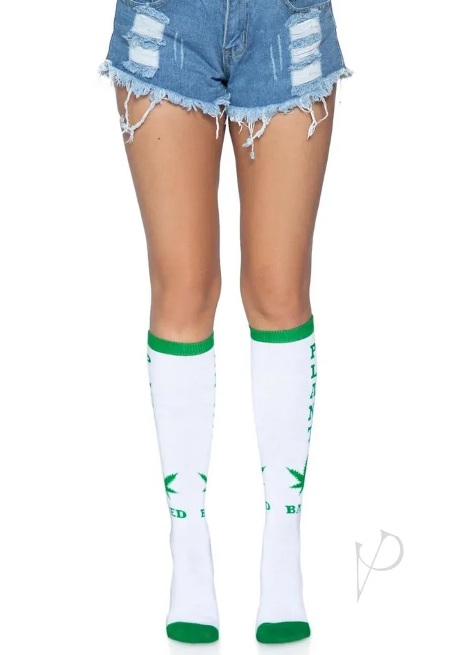Leg Avenue Plant Based Knee Highs Os Whitegreen Vibrators Leg Avenue Plant Based Knee Highs Os Whitegreen Vibrators