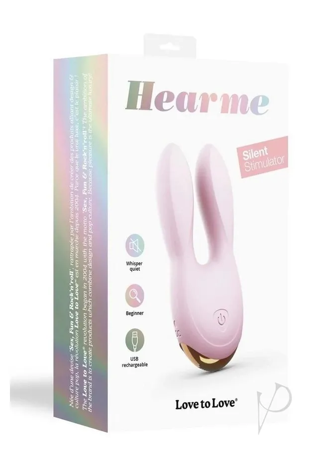 Love to Love Vibrators Hear Me Baby Pink