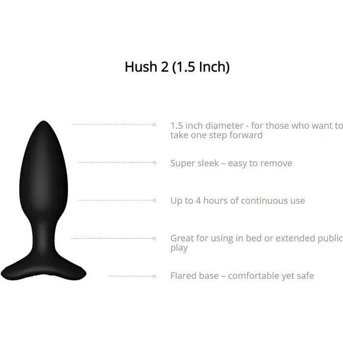 Lovense Hush 2 15inch Plug HYLTD Anal