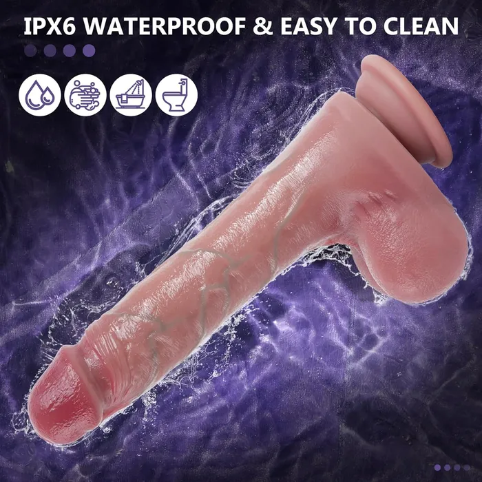 85 Inch Realistic Dildos with 7 Thrusting 10 Vibrating Heating Modes Adorime Anal