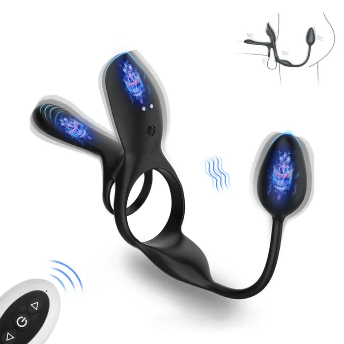 Cock Ring Vibration Anal Plug Oronova Male Sex Toys