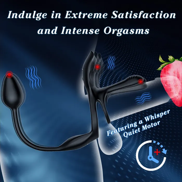 Cock Ring Vibration Anal Plug Oronova Male Sex Toys