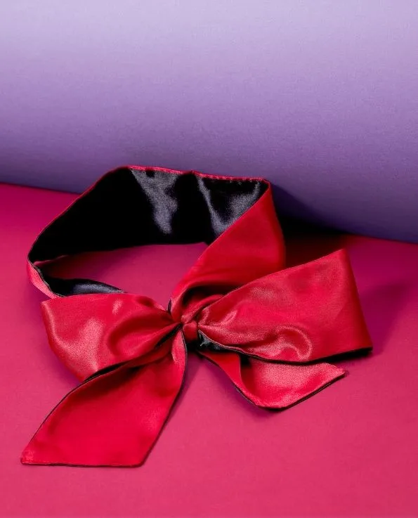 Idea Leather Vibrators Satin Blindfold
