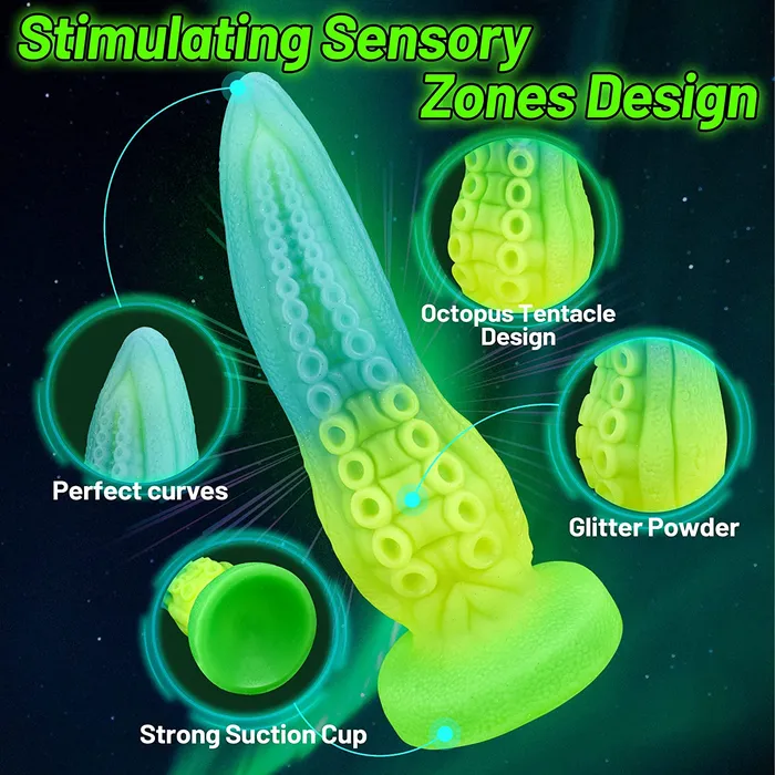 Kanaloa 966 Monster Dildo With A Mesmerizing Octopus Tentacle Texture Laphwing Laphwing Female Sex Toys