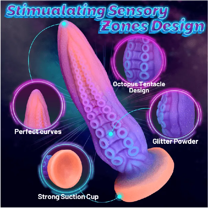 Kanaloa 966 Monster Dildo With A Mesmerizing Octopus Tentacle Texture Laphwing Laphwing Female Sex Toys