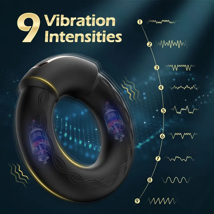 Oronova Male Sex Toys Heating Cock Ring Vibrating Compact