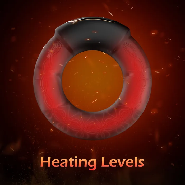 Oronova Male Sex Toys Heating Cock Ring Vibrating Compact