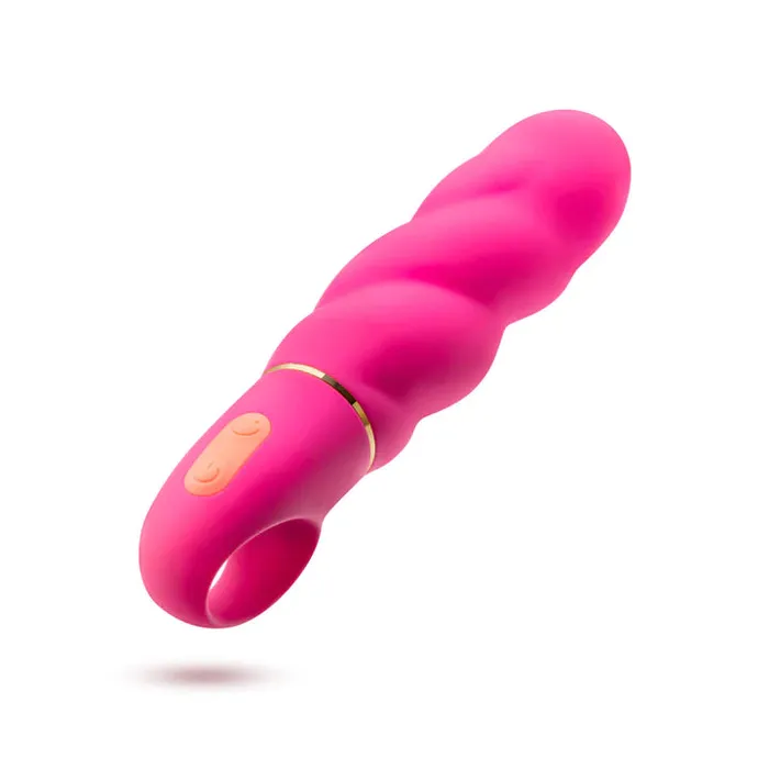 Anal Blush Aria Amazing AF Fuchsia 625Inch Loop Handle Vibrator