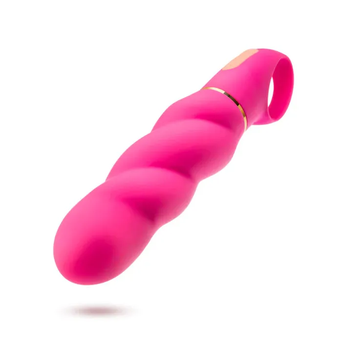 Anal Blush Aria Amazing AF Fuchsia 625Inch Loop Handle Vibrator