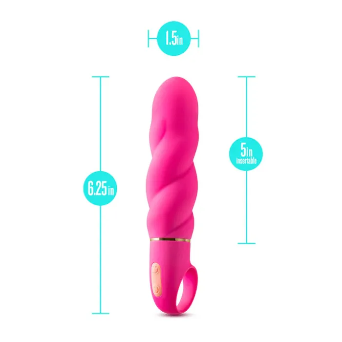 Anal Blush Aria Amazing AF Fuchsia 625Inch Loop Handle Vibrator