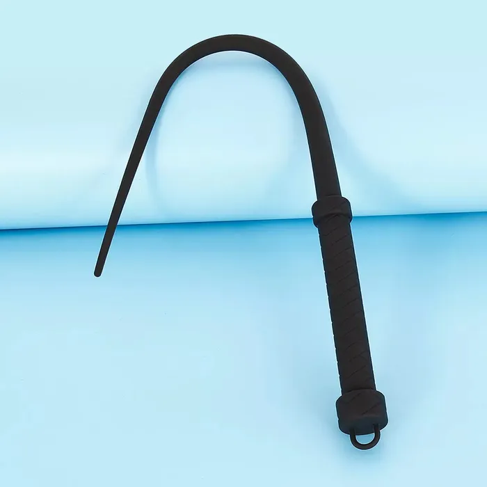 BDSM Silicone Hardcore Whip Black Flogger for Intimate BDSM Adventures Romulus Anal