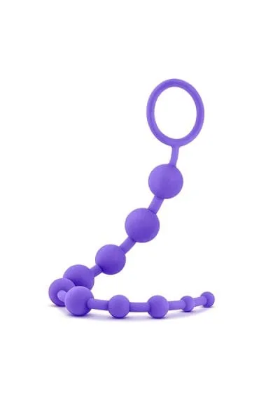 Blush Luxe Purple Silicone 10 Beads Blush Vibrators