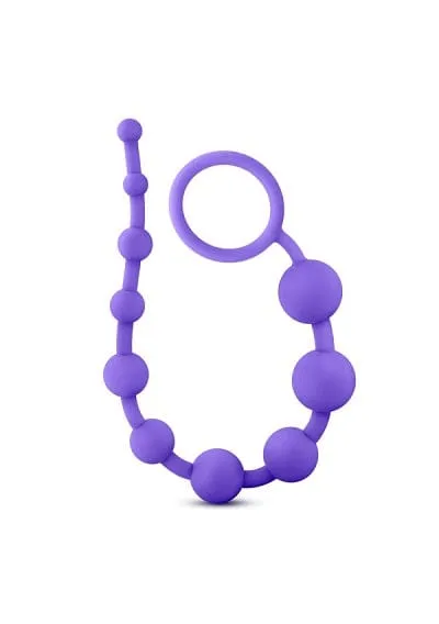 Blush Luxe Purple Silicone 10 Beads Blush Vibrators