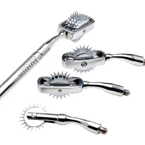 Claredale Male Sex Toys Deluxe Wartenberg Wheel Set With Travel Case