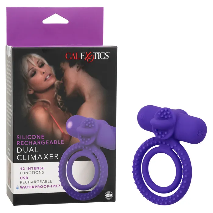 Female Sex Toys Calexotics Silicone Rechargeable Dual Climaxer