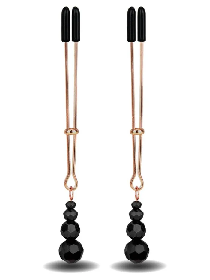 Fredericks Of Hollywood Adjustable Beaded Nipple Clamps Fredericks Of Hollywood Female Sex Toys