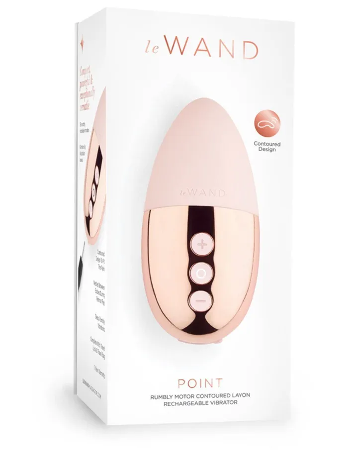 Le Wand Vibrators Le Wand Chrome Collection Point Vibrator