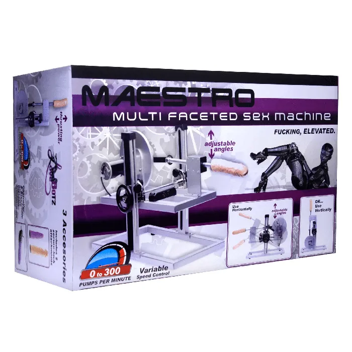LoveBotz Maestro MultiFaceted Sex Machine Lovebotz Female Sex Toys