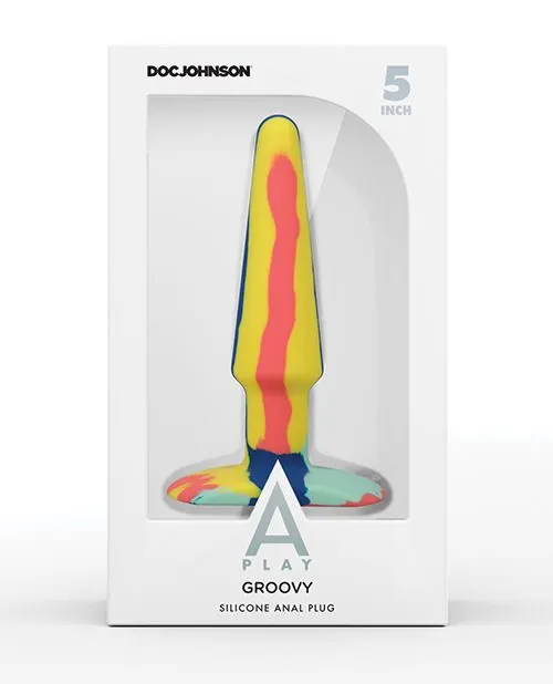 Male Sex Toys A Play 4 Groovy Silicone Anal Plug Doc Johnson
