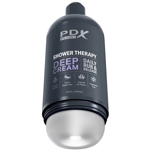 PDX PLUS SHOWER THERAPY DEEP CREAM FROSTED CALVISTA Male Sex Toys